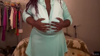 Submittress' Sneaky Solo - Big Ass Hairy Mom Masturbates
