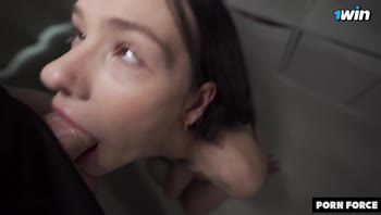 Porn Force - Matty's Petite Brunette Takes Hardcore Sex to New Heights