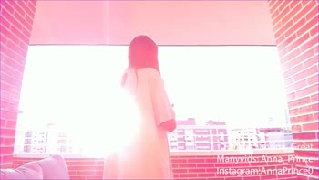 Sabrina_Great - Sabrina's Sizzling Solo Strip: Morning Delight On The Balcony