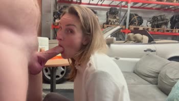 Blonde Ambition: Swallowing His Load