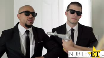 Men in Black Take Hime Marie for a Wild Ride