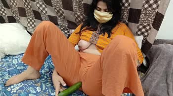 Pakistanicouple1997's Desi Stepdaughter Seduction: Cucumber Tease Leads to Steaming Hot Anal