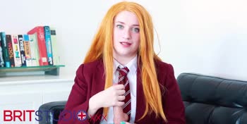 British Babe Shares Secret to Making Her Wank Hard