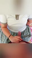 Mexican Teen (18+) Virgin Seduces Her Mature Lover in School Uniform