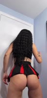 Sexy Sedona's Dirty Goth Cheerleader Strip Show