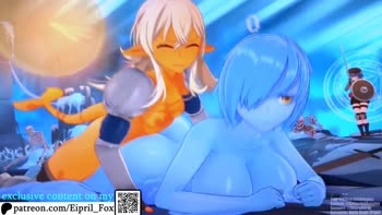 Futa Shark Frenzy: FoxEpril's Slime Girl Seduction