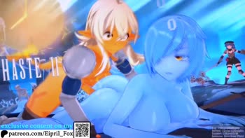 Futa Shark Frenzy: FoxEpril's Slime Girl Seduction