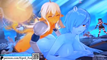Futa Shark Frenzy: FoxEpril's Slime Girl Seduction