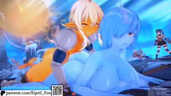 Futa Shark Frenzy: FoxEpril's Slime Girl Seduction