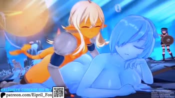 Futa Shark Frenzy: FoxEpril's Slime Girl Seduction