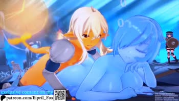 Futa Shark Frenzy: FoxEpril's Slime Girl Seduction