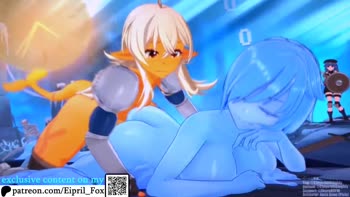 Futa Shark Frenzy: FoxEpril's Slime Girl Seduction