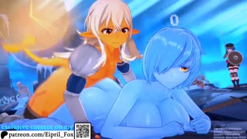 Futa Shark Frenzy: FoxEpril's Slime Girl Seduction