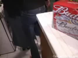 Party Teen (18+) Whore's Threesome Frenzy: College Coed Group Sex