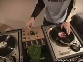 Party Teen (18+) Whore's Threesome Frenzy: College Coed Group Sex