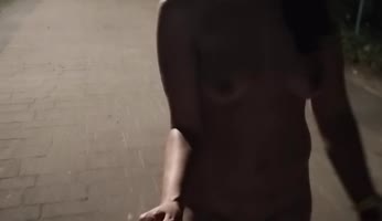 HottPussy118's Midnight Fling: Flashing & Fingering in the City