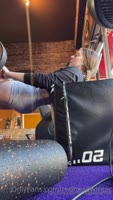Renee Winter's Gym Frenzy: A Coregasm in Public