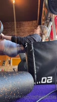 Renee Winter's Gym Frenzy: A Coregasm in Public