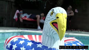 Lucky Cock Gets 4th of July Threesome when Friend S32:E8
