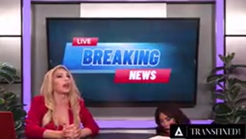 Avery Lust & Ariel Demure's Sizzling Live News Broadcast Takeover