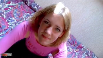 Young french blonde with small tits Axelle Laroche good fucking