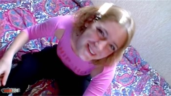 Young french blonde with small tits Axelle Laroche good fucking