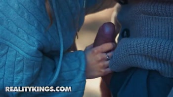 REALITY KINGS - Stranded Agatha Shay Shows Her Gratitude For Help By Pleasuring Her Rescuer With Her Pussy