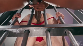 TRANS ANGELS - Kourtney Dash Delivers Hard Justice With Raw Prison Sex And A Steamy Cellblock Facial