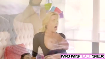 Squirting MILF Gets Creampie From Step-Son