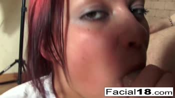 Brunette Euroslut's Sensual Ass Fuck Leads to a Scorching Facial