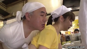 Sizzling Japanese Teen (18+)'s Kitchen Seduction