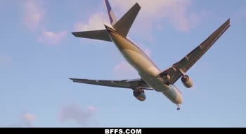 BFFS - Hot Flight Attendants Get Their Pussies Slammed