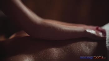 Lady Bug's Sensual Massage Encounter: Petite Czech Blonde Delivers Big Dick Pleasure