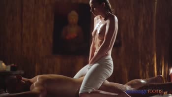 Lady Bug's Sensual Massage Encounter: Petite Czech Blonde Delivers Big Dick Pleasure