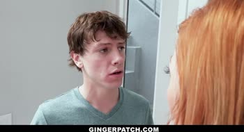 Lauren Phillips Teaches Son's Friend A Lesson In Redhead Lovemaking