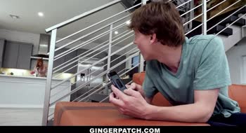 Lauren Phillips Teaches Son's Friend A Lesson In Redhead Lovemaking