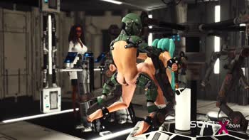 Space Siren Gets Ravaged by a Sex Robot in Orbit