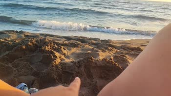 Pawg Official's Beachside Bliss: Small and Perfect Pussy Masturbation