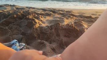 Pawg Official's Beachside Bliss: Small and Perfect Pussy Masturbation