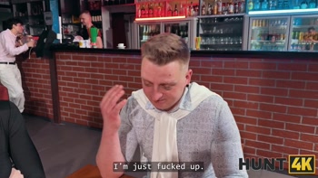 HUNT4K. Fuck me hard until this bastard is on his phone